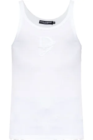 Dolce & Gabbana Trägershirt mit Logo-Stickerei