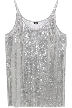 Paco rabanne Trägershirt aus Mesh