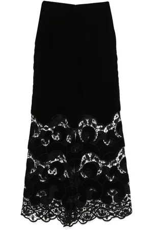 Elie saab Hose aus Samt