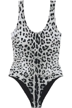 Dolce & Gabbana Badeanzug mit Leoparden-Print
