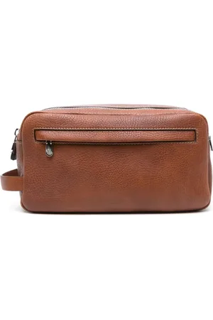 Brunello Cucinelli Kulturbeutel aus Leder