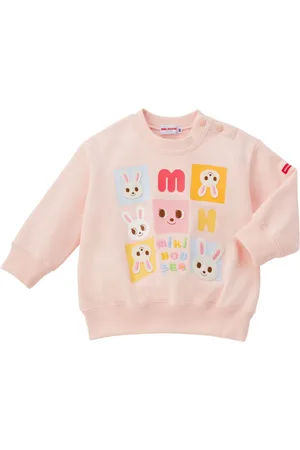 Miki House Sweatshirt mit Hasen-Print
