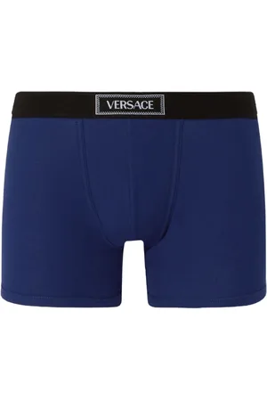VERSACE Gerippte 90s Logo Boxershorts