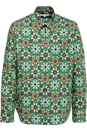 Maison Kitsuné Hemd mit Blumen-Print