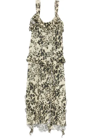SIEDRES Kleid mit Animal-Print
