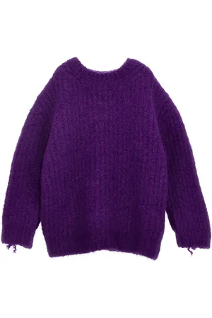 DOUUOD KIDS Gerippter Pullover mit Fransen