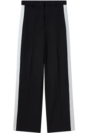 Stella McCartney Gerade Hose mit Streifendetail