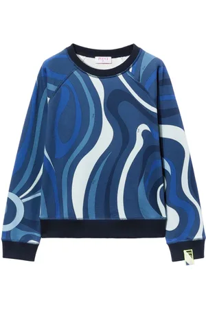 Puccini Sweatshirt mit Marmo-Print