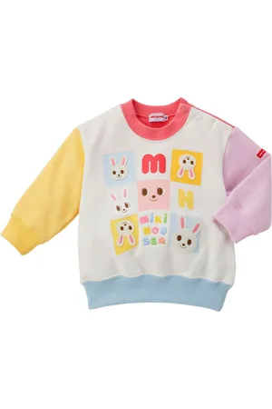 Miki House Sweatshirt mit Hasen-Print