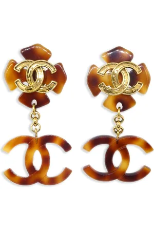CHANEL 1994 pre-owned Ohrclips mit CC-Logo
