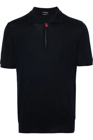 Kiton Fein gestricktes Poloshirt