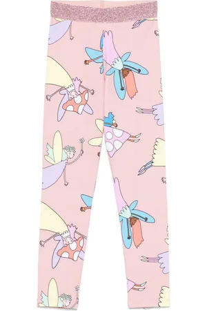 Stella McCartney Leggings mit Illustration-Print
