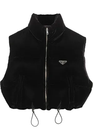 Prada Cropped-Weste mit Logo