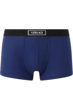 VERSACE Gerippte 90s Logo Boxershorts
