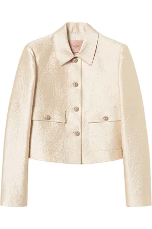 Twin-Set Cropped-Jacke aus Brokat-Jacquard