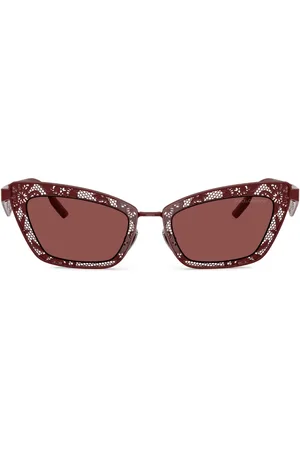 Dolce & Gabbana Florale Cat-Eye-Sonnenbrille