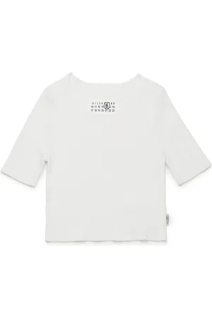 Maison Margiela Geripptes Strickoberteil