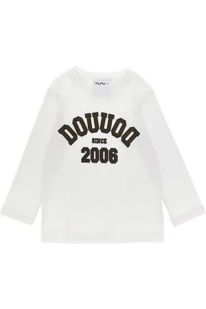 DOUUOD KIDS T-Shirt mit Logo-Print