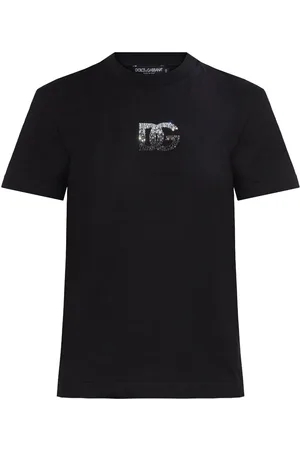 Dolce & Gabbana T-Shirt mit Logo-Applikation