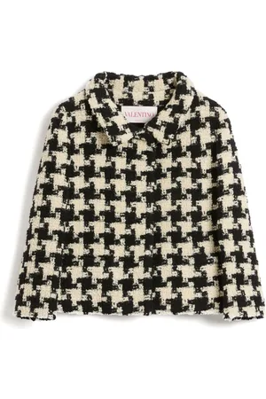 VALENTINO GARAVANI Tweed-Jacke aus Schurwollgemisch