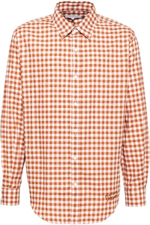 Maison Kitsuné Hemd mit Vichy-Karo