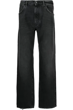 AMISH Ausgeblichene Straight-Leg-Jeans