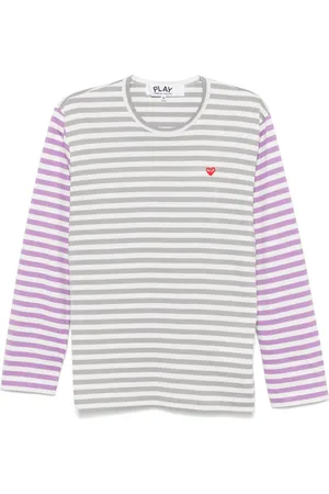 Comme des Garçons Gestreiftes T-Shirt
