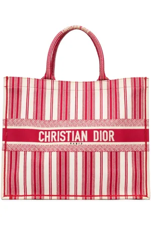 Dior 2018 große Tote Bag mit Streifen