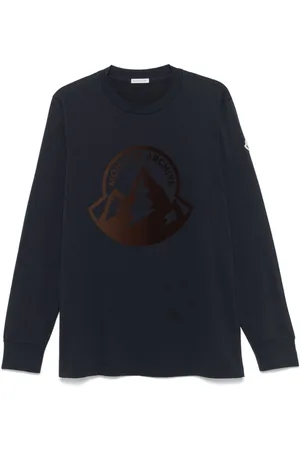 Moncler T-Shirt mit geflocktem Logo
