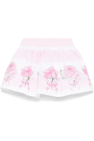 MONNALISA Rock mit Rosen-Print