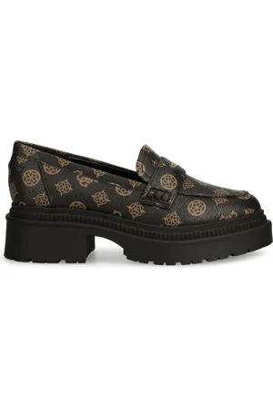Guess Loafer mit Logo-Stempel