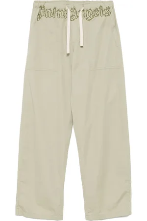 Palm Angels Hose mit Logo-Bund