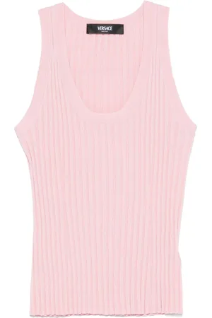 VERSACE Geripptes Top