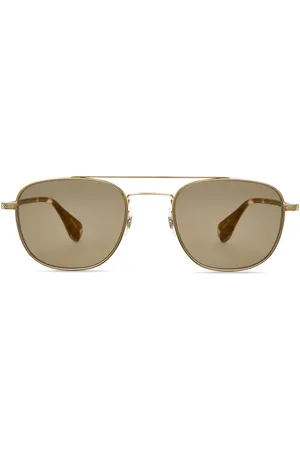 GARRETT LEIGHT CLUBHOUSE II Sonnenbrille mit rundem Gestell