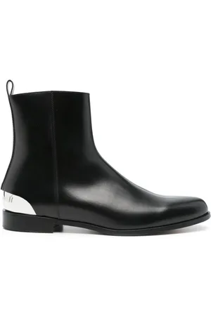 Alexander McQueen Stiefel mit Metallic-Absatz