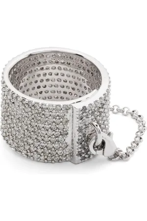Eddie Borgo Pavé Safety Chain Ring