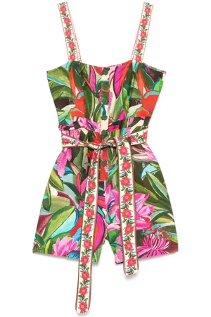 Farm Rio Jardin de Reve Jumpsuit