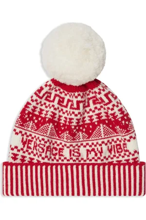 VERSACE Beanie aus Fair-Isle-Jacquard