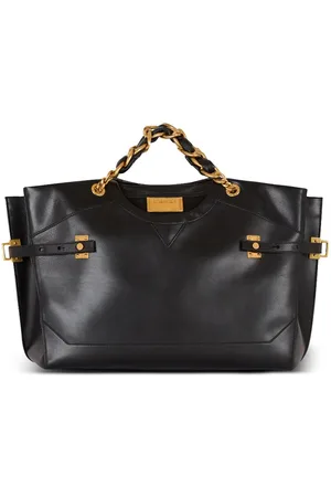 Balmain Handtasche mit Logo-Schild