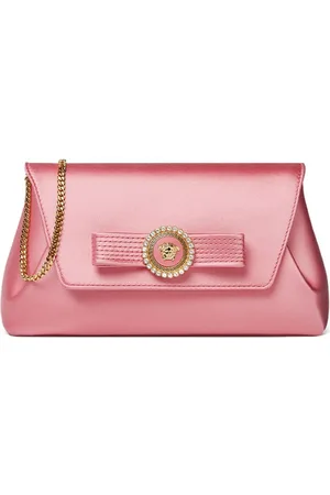 VERSACE Gianni Ribbon Clutch mit Kristallen