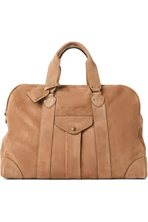 Brunello Cucinelli Reisetasche aus Leder