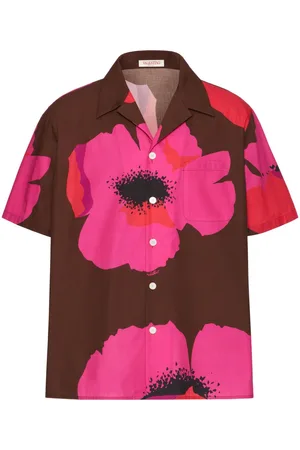 VALENTINO GARAVANI Bowlinghemd mit Blumen-Print
