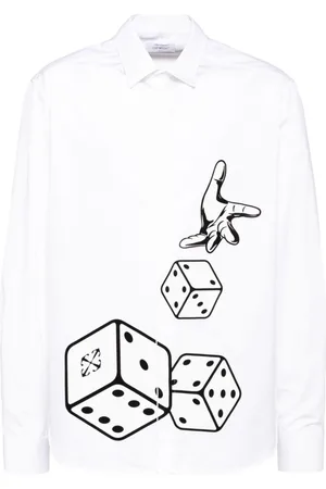OFF-WHITE Hemd mit Würfel-Print