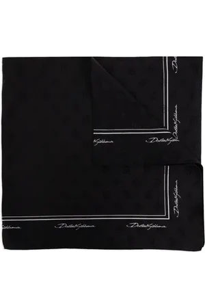 Dolce & Gabbana Seidenschal mit Logo-Print