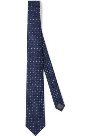 Brunello Cucinelli Seidenkrawatte aus gepunktetem Jacquard