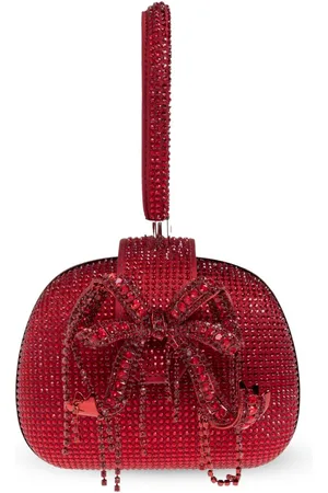 Self-Portrait Clutch mit Strass