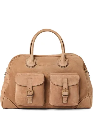 Brunello Cucinelli Reisetasche aus Wildleder