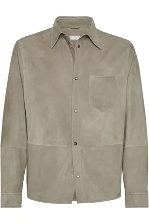 Brunello Cucinelli Hemd aus Wildleder