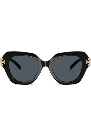 Tory Burch Sonnenbrille mit Oversized-Gestell