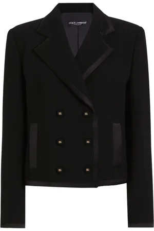 Dolce & Gabbana Blazer mit Satinbesatz